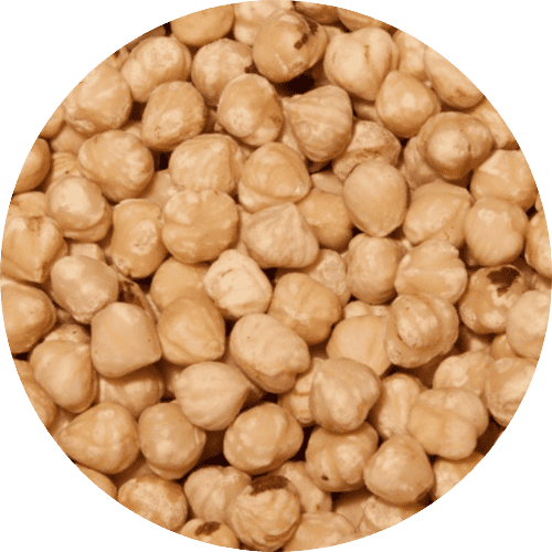 Blanched hazelnuts