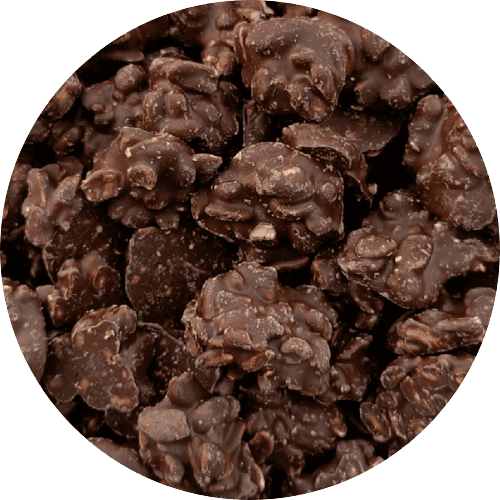 Chocolade pindarots puur