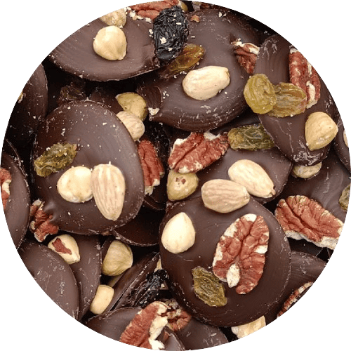 Chocolade studentenflikken puur