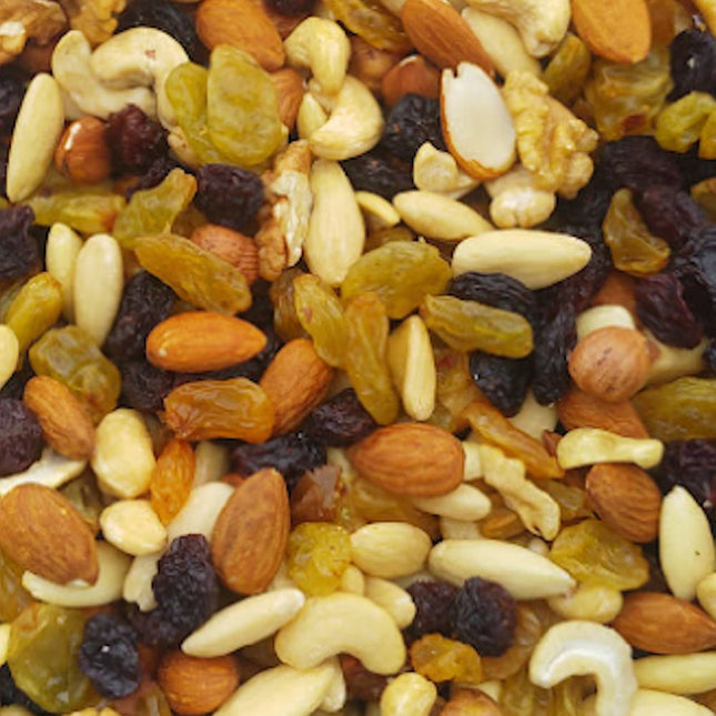 Mélange de noix et raisins secs