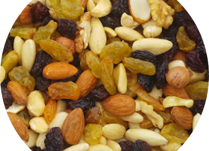 Mélange de noix et raisins secs