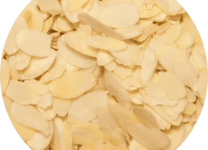 Geschaafde amandelen, geblancheerd